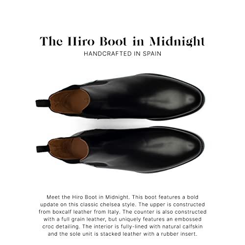 【並行輸入品】TAFT Mens Hiro Chelsea Boot with Italian Boxcalf and Leather Solの画像