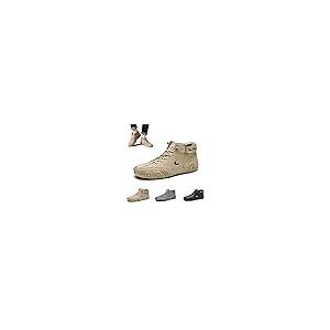 【並行輸入品】Braised Pork Italian Handmade Suede High Boots,Men's Soft Leatheの画像