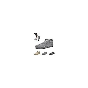 【並行輸入品】Braised Pork Italian Handmade Suede High Boots,Men's Soft Leatheの画像