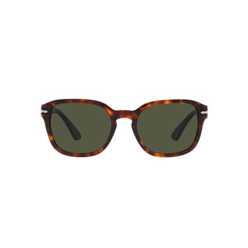 【並行輸入品】Persol PO3305S Square Sunglasses, Havana/Green, 54 mmの画像
