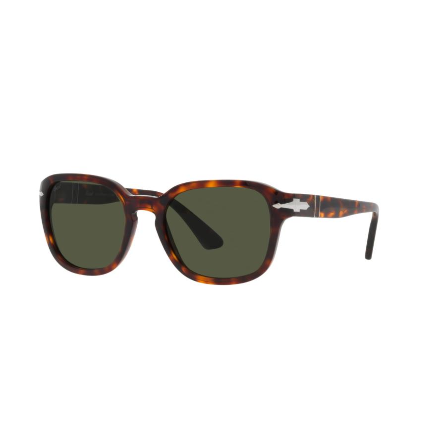 【並行輸入品】Persol PO3305S Square Sunglasses, Havana/Green, 54 mmの画像