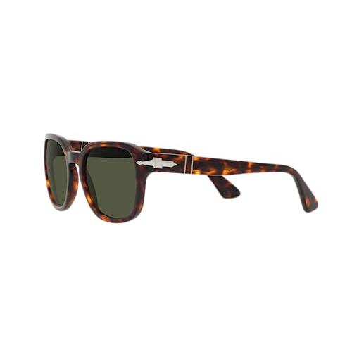 【並行輸入品】Persol PO3305S Square Sunglasses, Havana/Green, 54 mmの画像