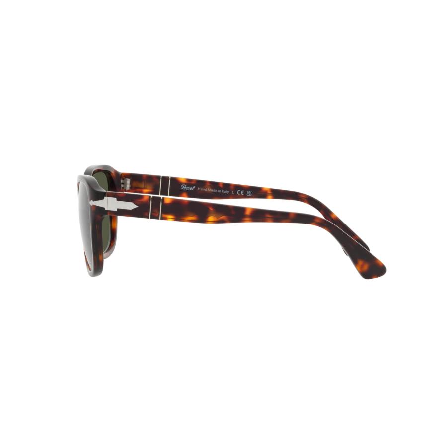 【並行輸入品】Persol PO3305S Square Sunglasses, Havana/Green, 54 mmの画像