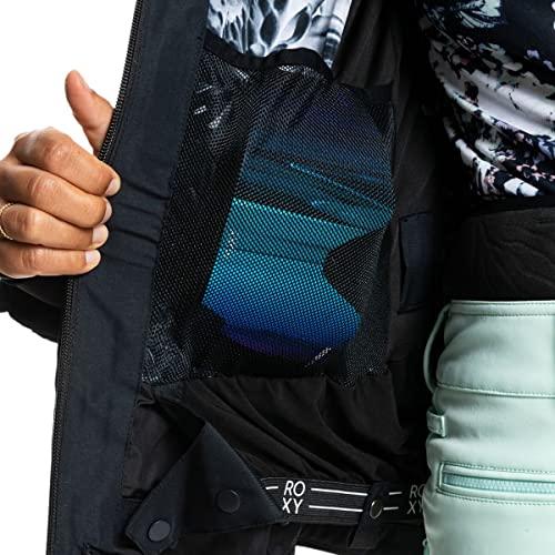 【並行輸入品】Roxy Women's Snowstorm PrimaLoft Insulated Jacket, True Black, Xの画像