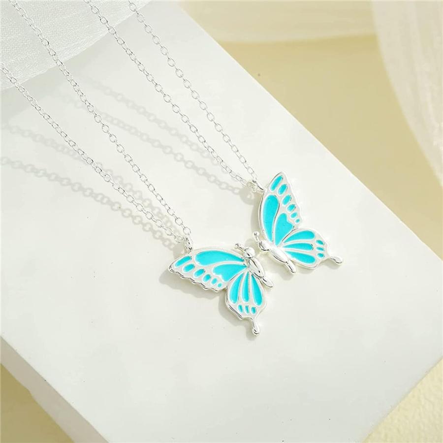 【並行輸入品】Haibinsuo 2Pcs/Set Couple Necklace Decoration Stylish Best Friend BF_1