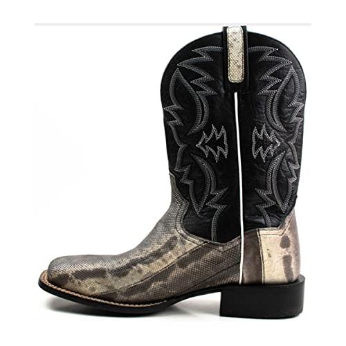 【並行輸入品】Dan Post Men's Kauring Snake Exotic Western Boot Broad Square Toの画像