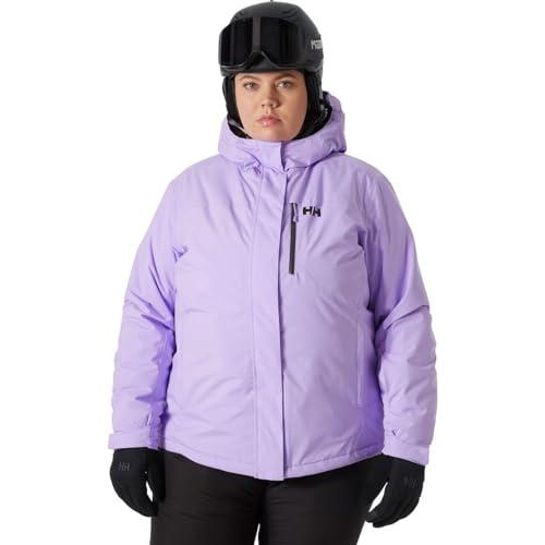 【並行輸入品】Helly Hansen Womens Snowplay Plus Jacket, 699 Heather, 1Xの画像