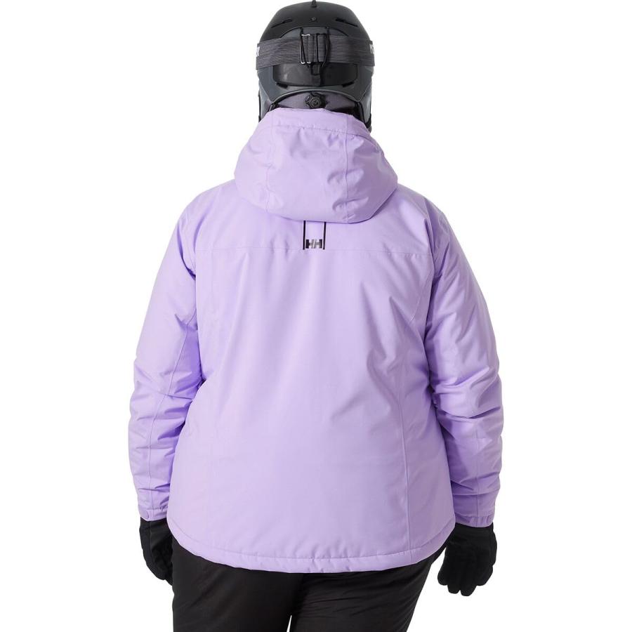 【並行輸入品】Helly Hansen Womens Snowplay Plus Jacket, 699 Heather, 1Xの画像