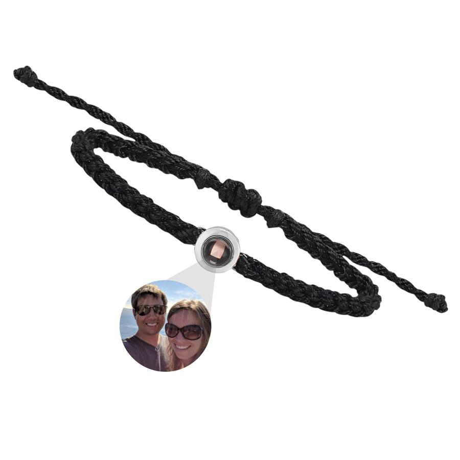 【並行輸入品】Personalized Photo Bracelets Custom Picture Projection Bracelets