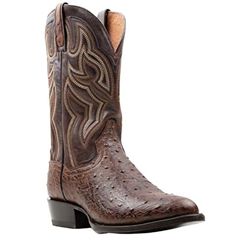 【並行輸入品】Dan Post Men's 12" Hand Quill French Exotic Western Boot Mediumの画像