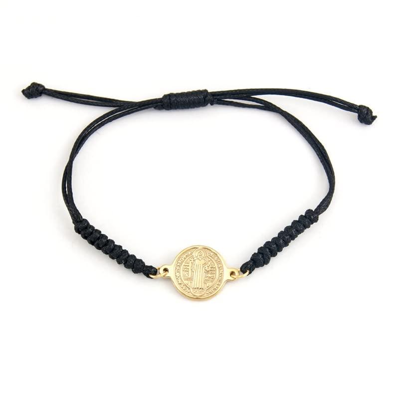 【並行輸入品】Boomini Cross Bracelets   Women Men Rope Cord Adjustable Bracele