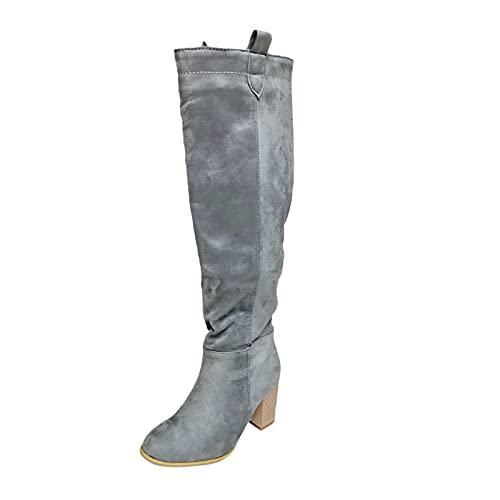 【並行輸入品】Tall Brown Cowboy Boots For Women, Womens Vintage Riding Boots Lの画像
