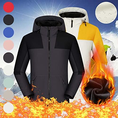 【並行輸入品】HGps8w Women's 3 in 1 Ski Jacket Warm Winter Waterproof Windbrea_4