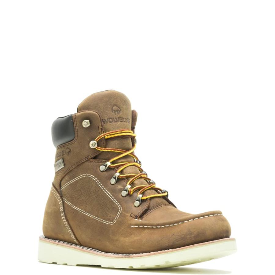 【並行輸入品】Wolverine Upland Hunting 6" Boot Men Summer Brownの画像