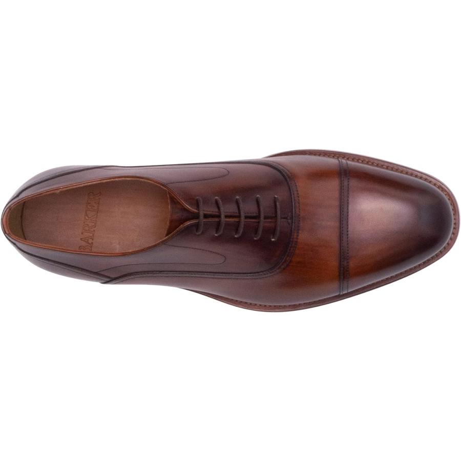【並行輸入品】BARKER Cherwell Men's Handmade Dress Shoes Leather Derby Oxford Formの画像