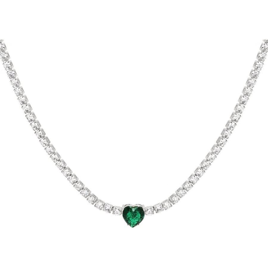 並行輸入品】Shegirl ラインストーンチョーカーネックレス グリーン 