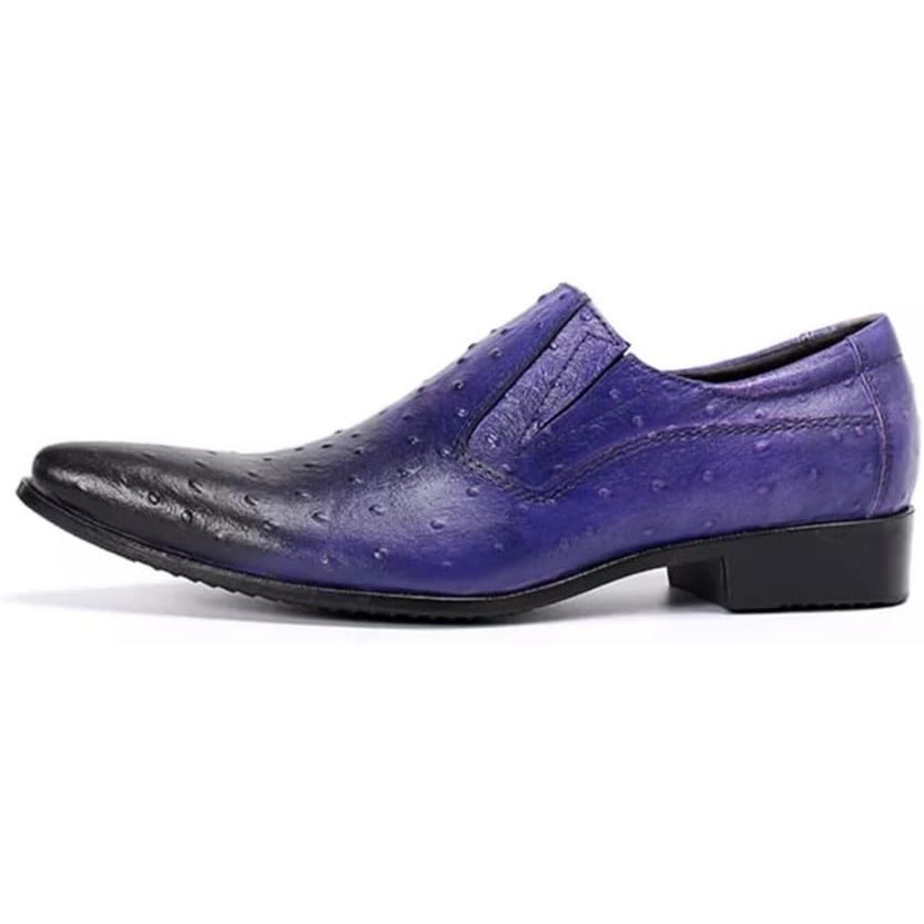 【並行輸入品】Rui Landed Formal Dress Oxford Shoes for Men Solid Color Burnished Tの画像