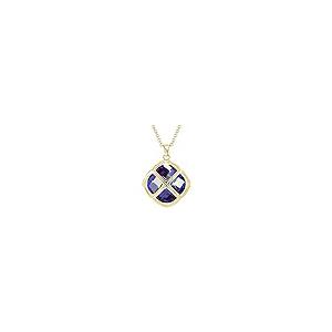 【並行輸入品】Qinpan 14mm クリスタル ペンダント ドロップ ダングル ネックレス レディース 金メッキコスチュームジュエリー， 24_2