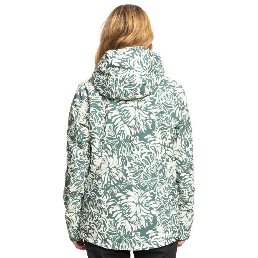 【並行輸入品】Roxy Women's Jetty Jacket With DryFlight Technology, Dark Forestの画像