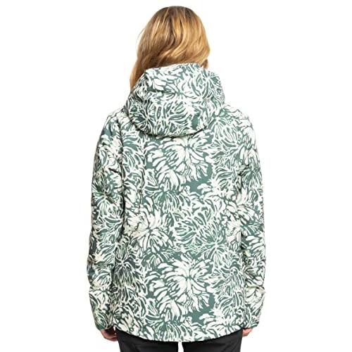 【並行輸入品】Roxy Women's Jetty Jacket With DryFlight Technology, Dark Forestの画像