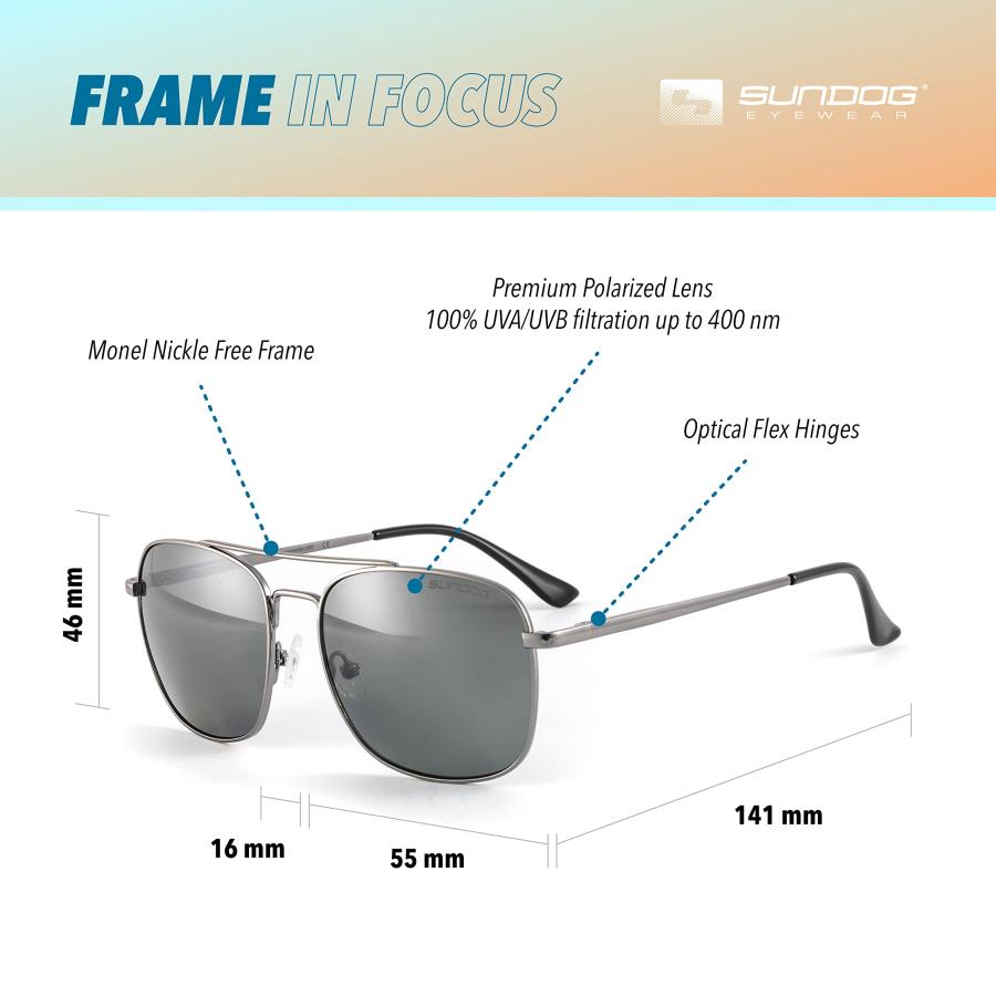 Sundog Eyewear Premium Polarized Sunglasses for Men   LEFTY Pola 並行輸入品｜bestshop-d｜10
