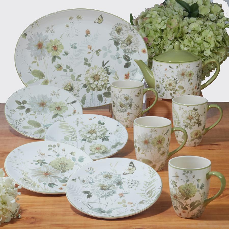 【並行輸入品】Certified International Green Fields 36オンス ティーポット マルチカラー Certifieの画像