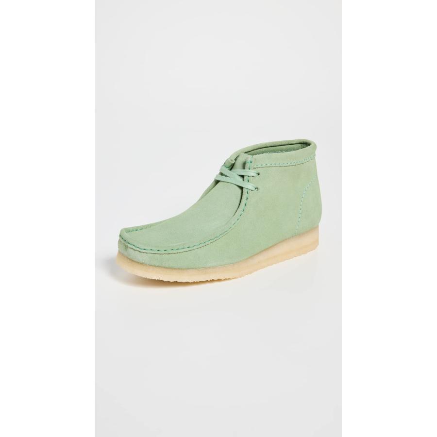 【並行輸入品】Clarks Originals Wallabee Boot Men's Casual Shoes 13 Green Suedeの画像