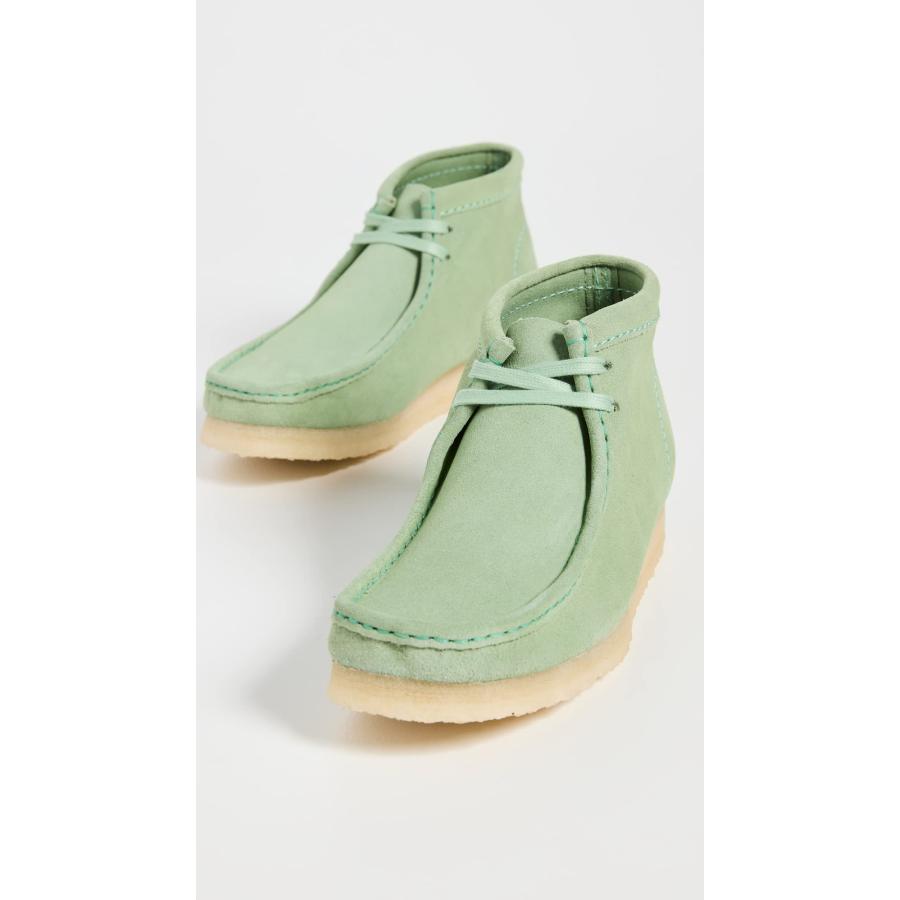 【並行輸入品】Clarks Originals Wallabee Boot Men's Casual Shoes 13 Green Suedeの画像