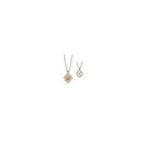 ♥【528】アクセサリーおまとめ　ゴールドメッキ シルバーパール等 並行輸入品】Lucky Clover パールペンダントネックレス メンズ