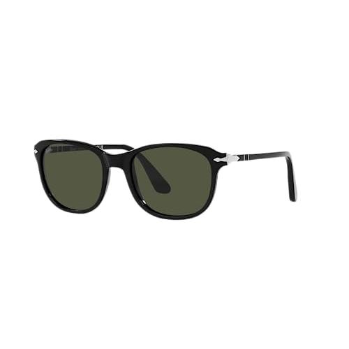 【並行輸入品】Persol PO1935S Square Sunglasses, Black/Green, 57 mmの画像