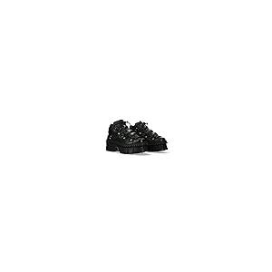 【並行輸入品】New Rock WALL106 S13 Mens Black Leather Platform Punk Boots 13の画像