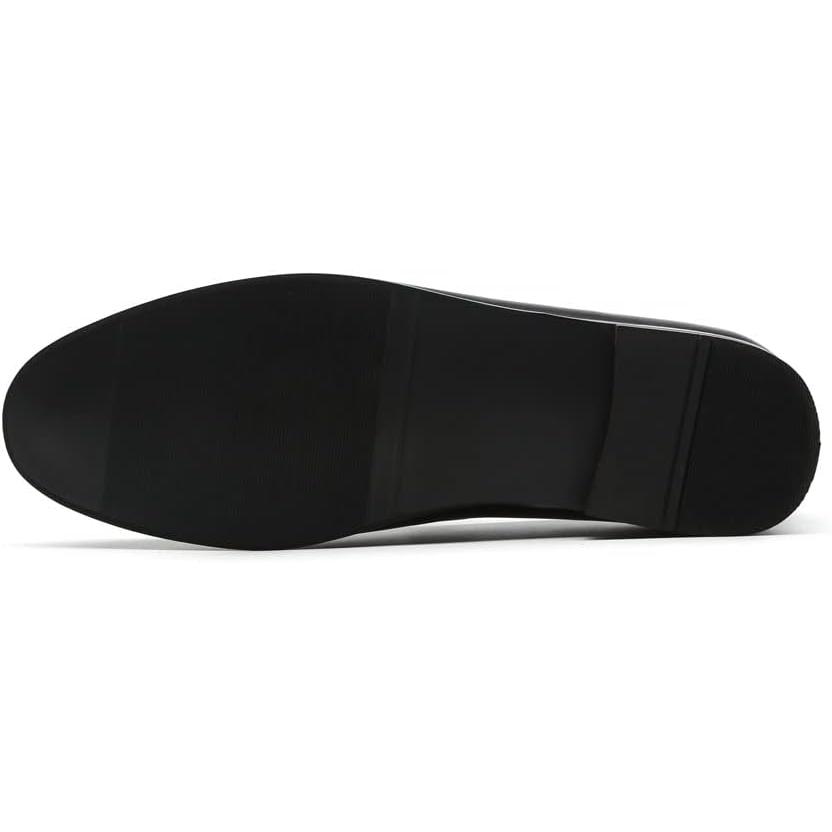 【並行輸入品】MANLADUO Men's British Pointy Shoes with Fringed Loafers  Formal Leaの画像