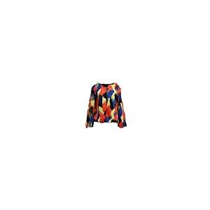 【並行輸入品】Tinhulf Women's Faux Fur Warm Colourful Coat Thick Sweater Jackeの画像