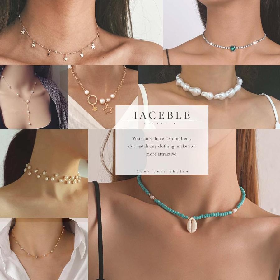 【並行輸入品】Iaceble ボーホーハートキーチョーカーネックレス 中空キーペンダントネックレス シルバーキーチャームネックレス ミニマリスト ラブ_6