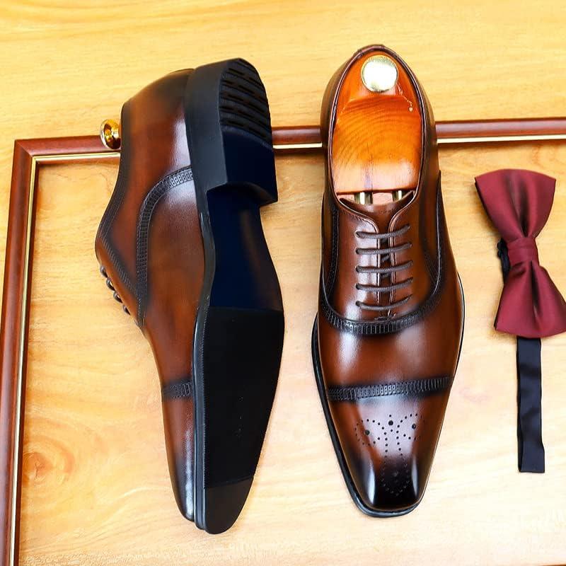 【並行輸入品】Rui Landed Men Formal Dress Shoes Oxford Derby Shoes Lace Up Brogueの画像