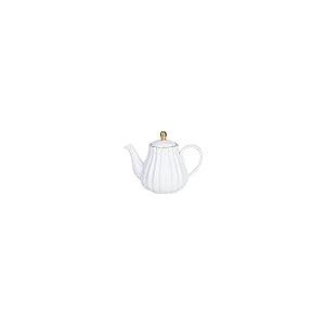 【並行輸入品】Eplze Strength 磁器コーヒーポット セラミックティーポット ストライプデザイン (ホワイト) YBK Tech Stの画像
