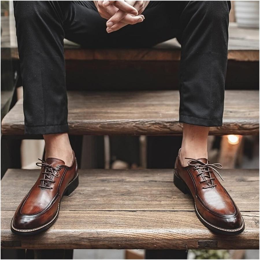 【並行輸入品】MSEURO Business Formal Suit Men's Casual Men's Shoes British Style Gの画像