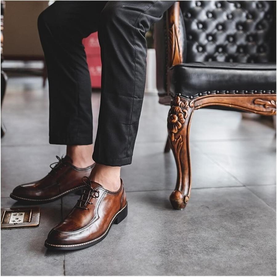 【並行輸入品】MSEURO Business Formal Suit Men's Casual Men's Shoes British Style Gの画像