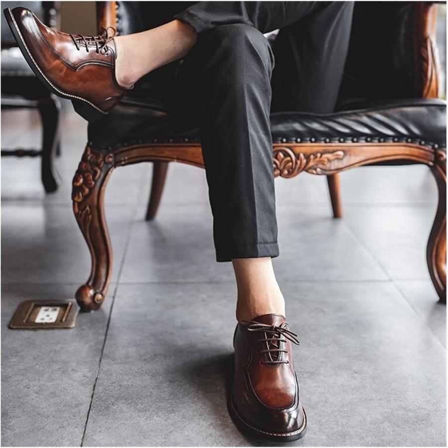 【並行輸入品】MSEURO Business Formal Suit Men's Casual Men's Shoes British Style Gの画像