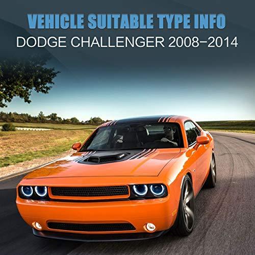総合1位受賞  VLAND ヘッドライトアセンブリ 2008 2014 Dodge Challenger 第3世代クーペ用 D2H/D2S 電球変 並行輸入品