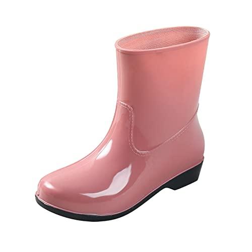 【並行輸入品】NLOMOCT Ankle Rain Boots for Women Wide Calf Womens Duck Boots Sの画像