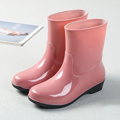 【並行輸入品】NLOMOCT Ankle Rain Boots for Women Wide Calf Womens Duck Boots Sの画像