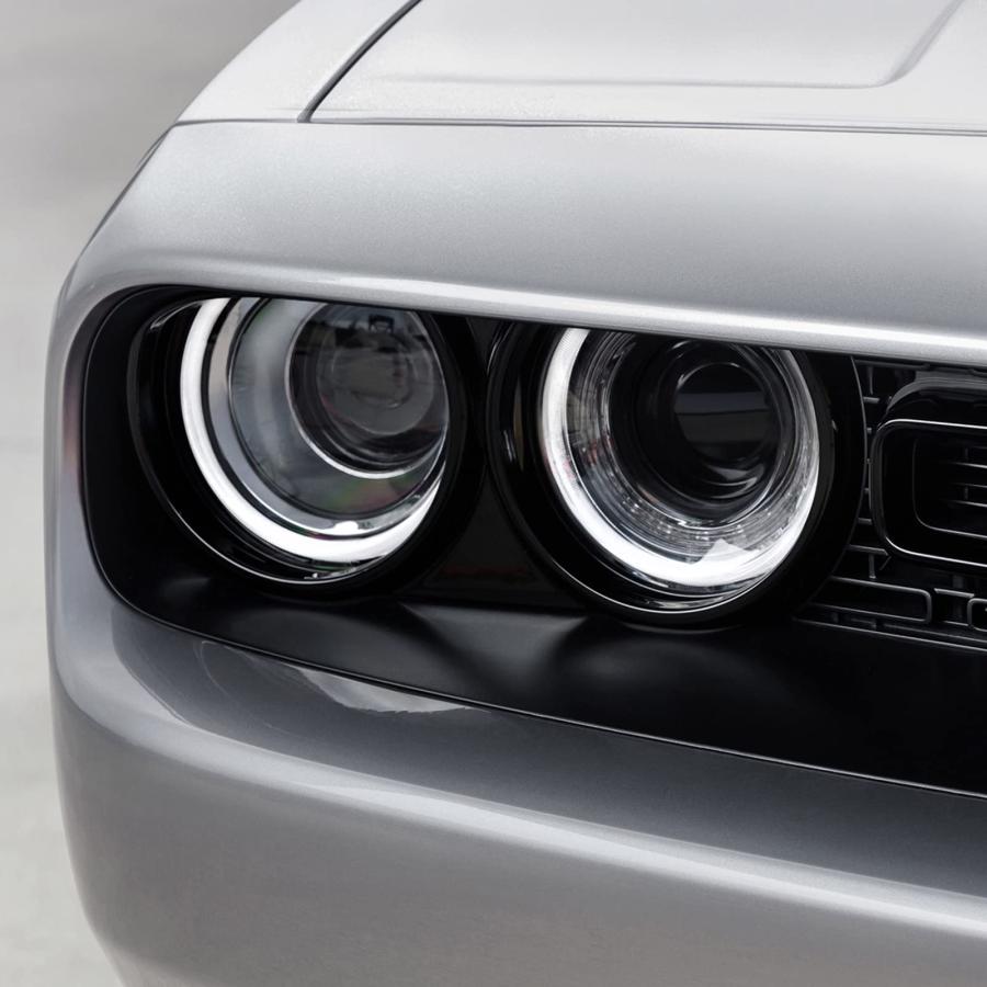 新作人気モデル VLINCAR ヘッドライトアセンブリ Dodge Challenger [ハロゲンモデル] 2015 2020 ブラックハウジン 並行輸入品