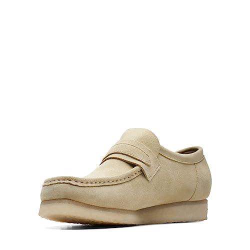 【並行輸入品】Clarks Mens Originals Wallabee Loafer Shoes Maple Suede | 261725の画像