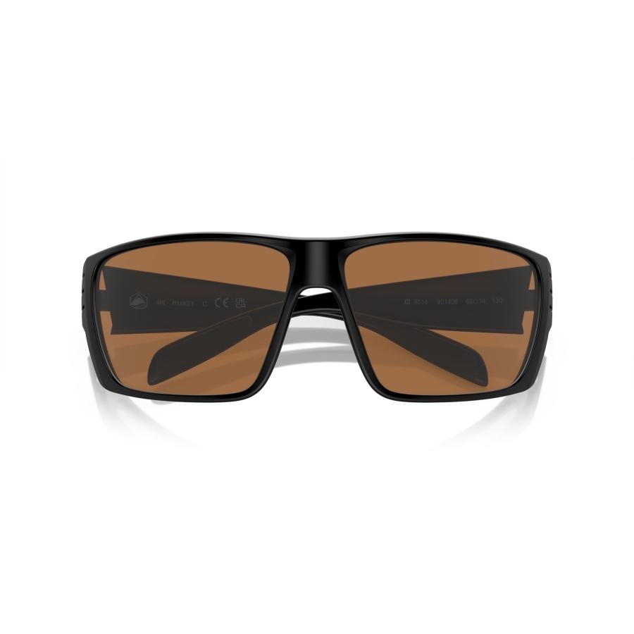 【並行輸入品】Native Man Sunglasses Matte Black Frame, Brown Lenses, 66MMの画像