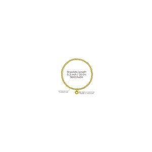 【並行輸入品】[ZHOU LIU FU] 24K ソリッドゴールド ブレスレット レディース 24金 ジュエリー チャーム 可憐なフォーチュンの画像