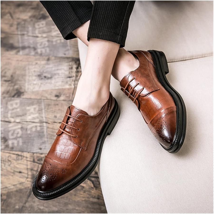 【並行輸入品】KEIOMI Business Formal Leather Shoes Men's British Casual Shoes Koreの画像