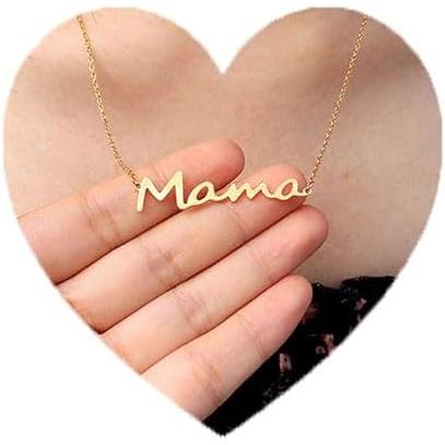並行輸入品】ママネックレス ゴールド ママネックレス かわいい上品な