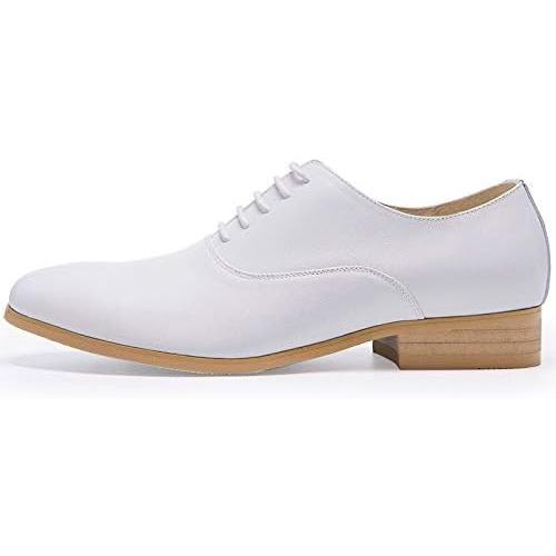 【並行輸入品】Rui Landed Formal Dress Shoes for Men Lace Up Pointed Toe High Heelの画像