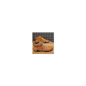 【並行輸入品】TWWBDJ Italian Handmade Suede Velcro High Boots   Beck Shoes Menの画像